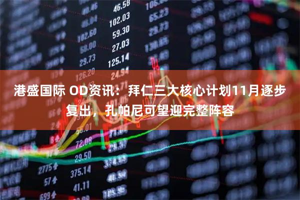 港盛国际 OD资讯：拜仁三大核心计划11月逐步复出，孔帕尼可望迎完整阵容